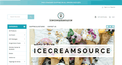 Desktop Screenshot of icecreamsource.com